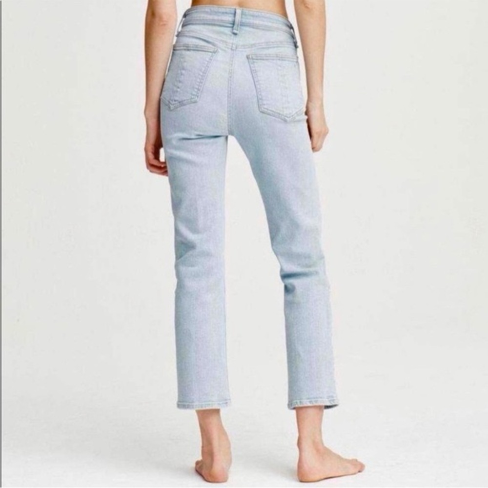 Rag & Bone Nina High-Rise Ankle Cigarette Jeans in Sunset Wash